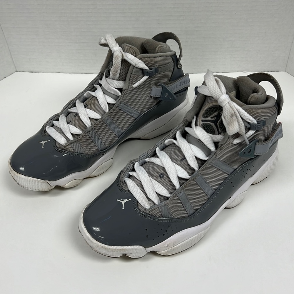 Air Jordan 6 Rings Cool Grey Men’s Shoes 322992-015 Size 9